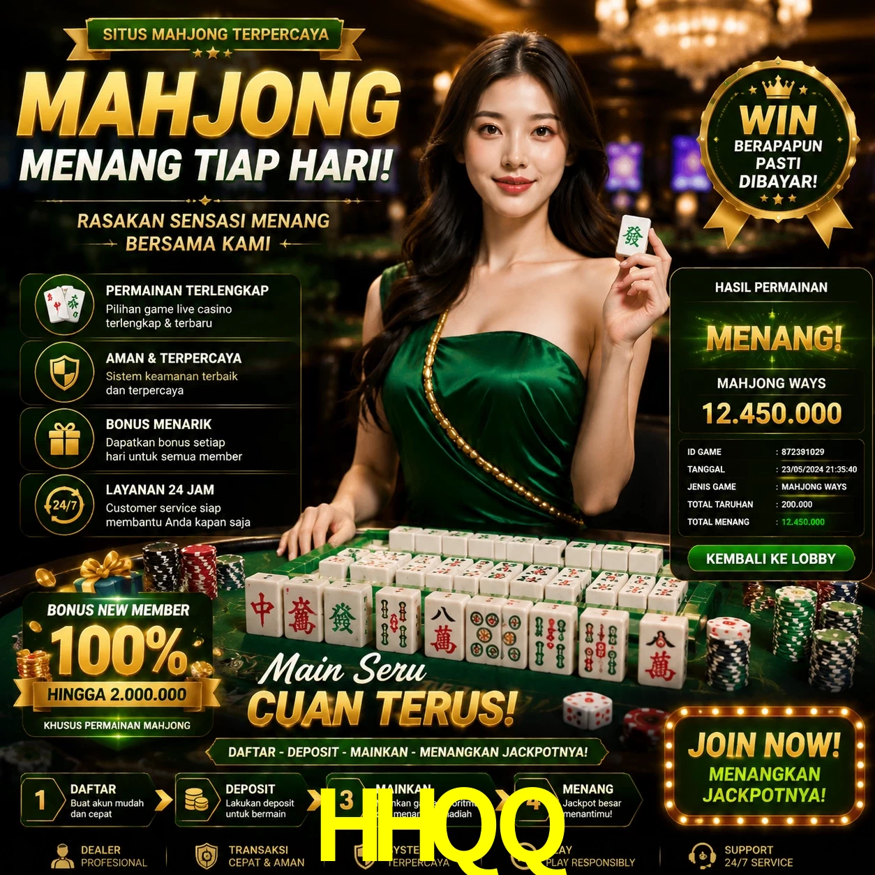 Cashback VIP HHQQ - reembolso semanal